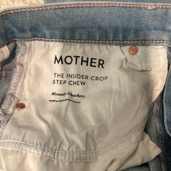 MOTHER The Insider Crop Step Chew in Mentally Elsewhere size 26 - Picture 5 of 6